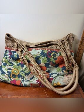 Sakroots Bohemian Floral Peace Bag